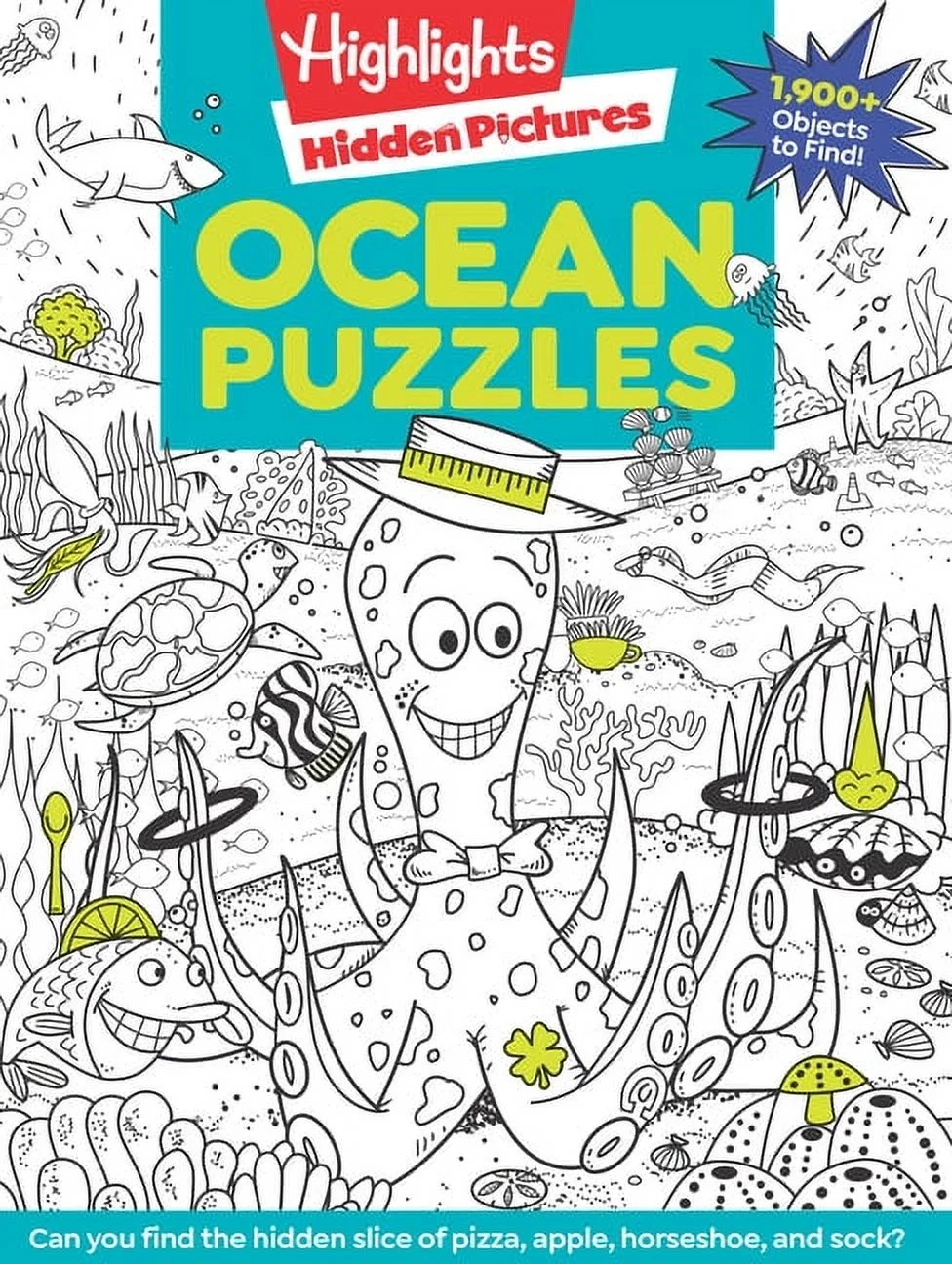 Highlights Hidden Pictures Ocean Puzzles Over 100 Ocean Themed Search And Find Puzzles For Kids 6 And Over Featuring Sea Creatures Marine Animal Paperback Walmart