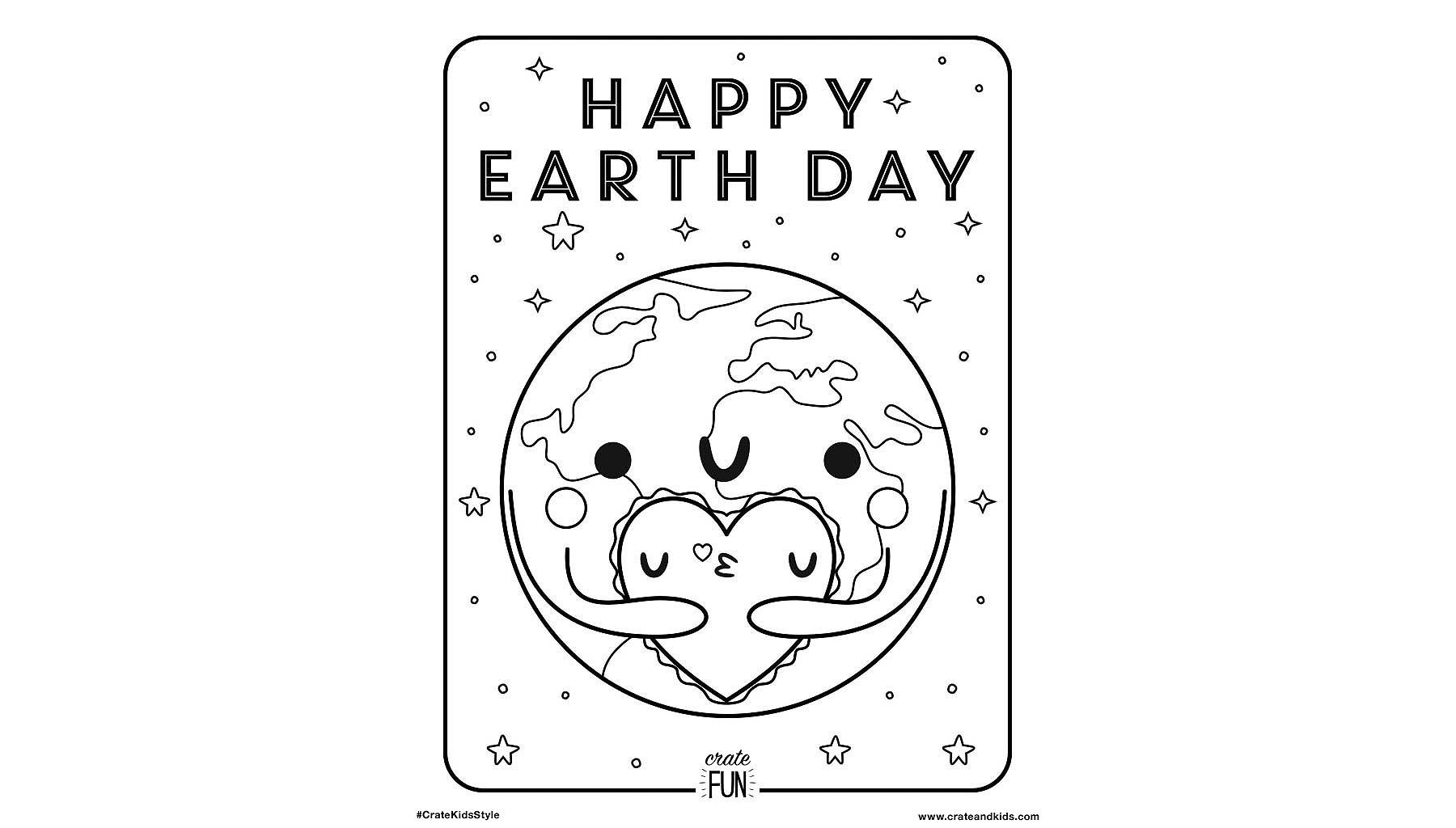 Kids Earth Day Free Printable Coloring Page Crate Barrel Kids Earth Day Free Printable Coloring Page Crate Barrel