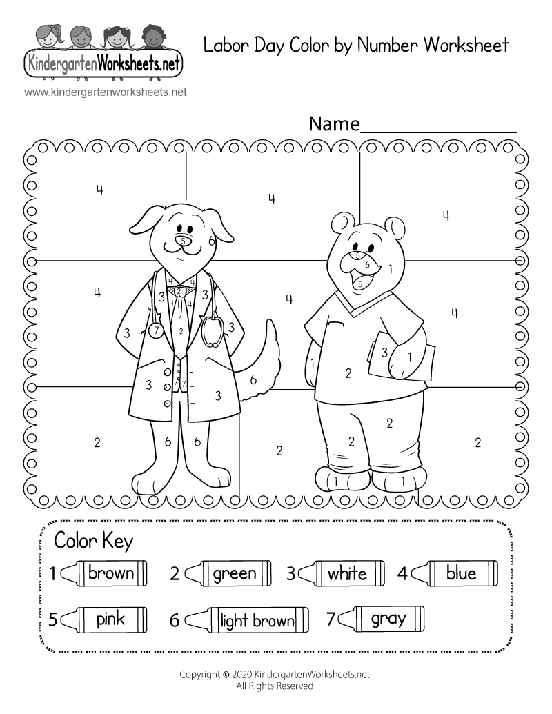 Labor Day Color By Number Worksheet Free Printable Digital PDF Labor Day Color By Number Worksheet Free Printable Digital PDF