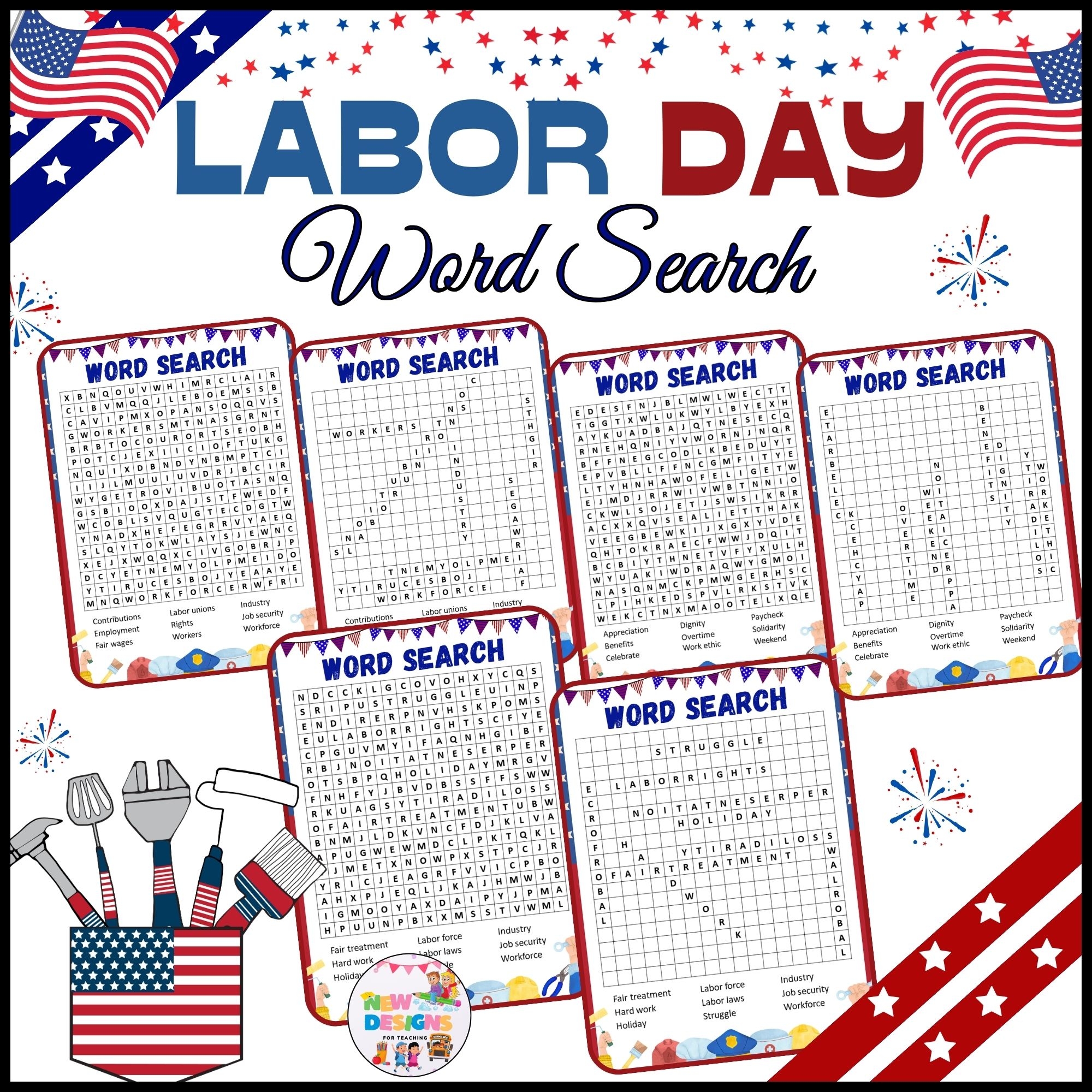 Labor Day Word Search Activity Printable Worksheets For Kids Made By Teachers Labor Day Word Search Activity Printable Worksheets For Kids Made By Teachers