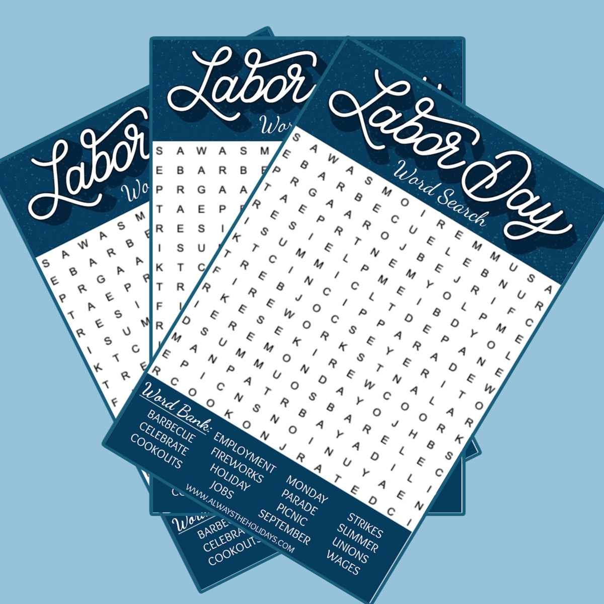 Labor Day Word Search Printable Free Word Find Answer Key Labor Day Word Search Printable Free Word Find Answer Key