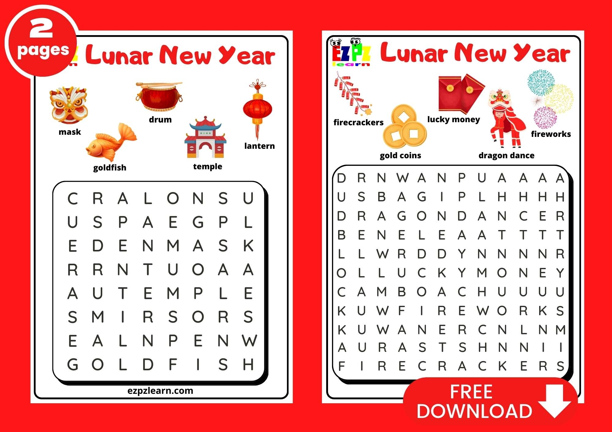 Lunar Chinese New Year Ezpzlearn Lunar Chinese New Year Ezpzlearn