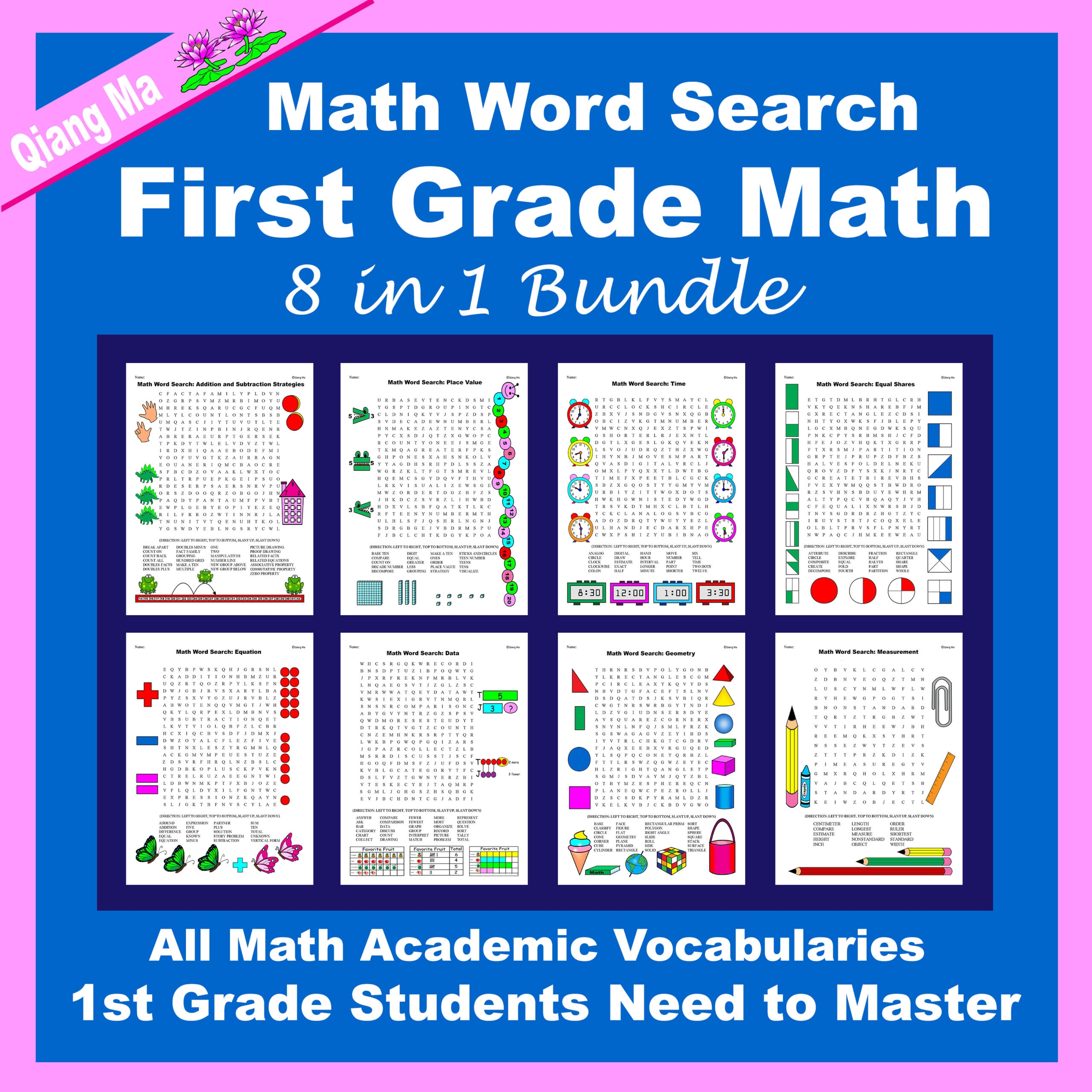 Printable Math Word Search Worksheets Printable Math Word Search Worksheets