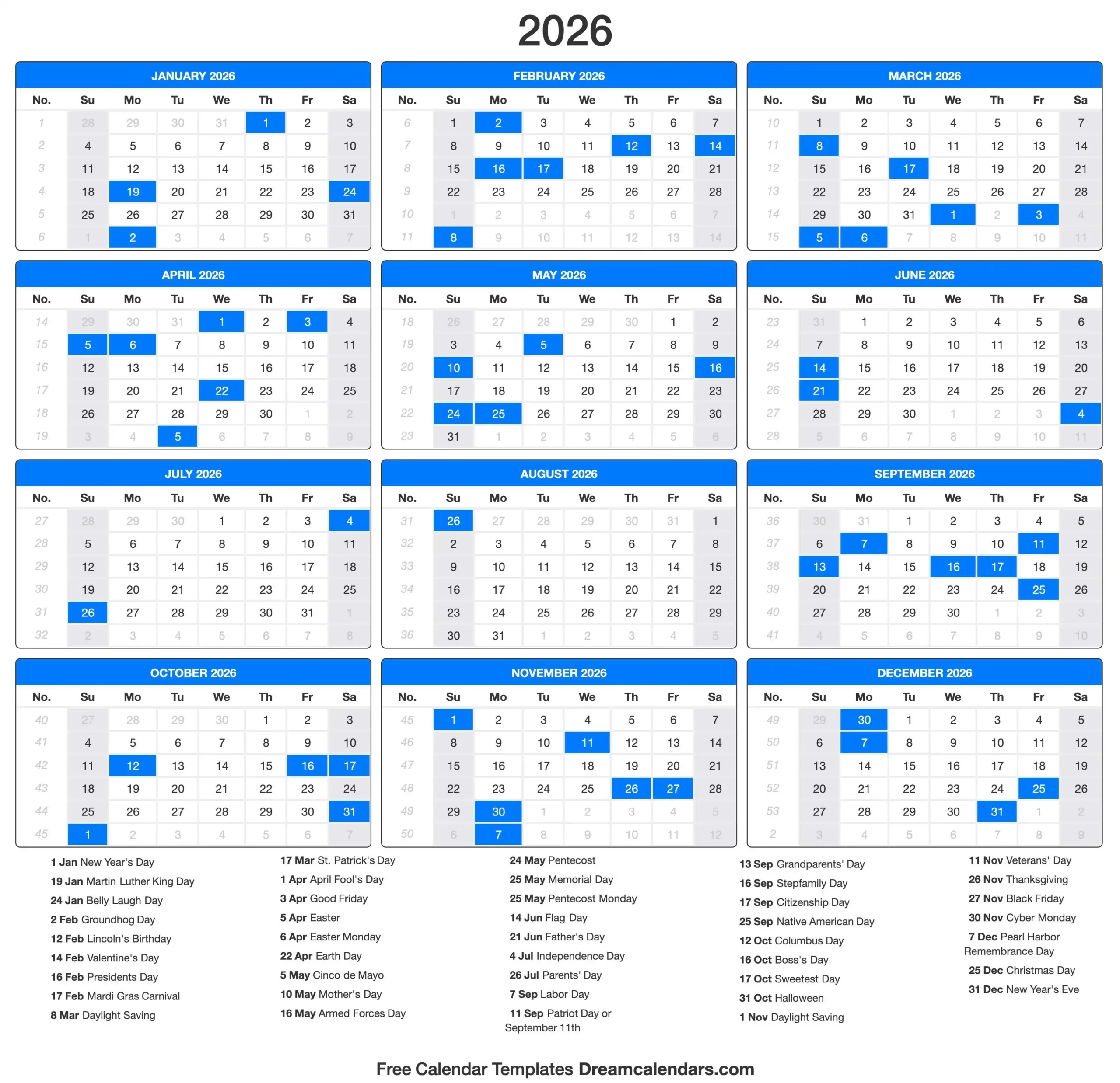 Memorial Day 2026 Calendar School Academic Calendar
