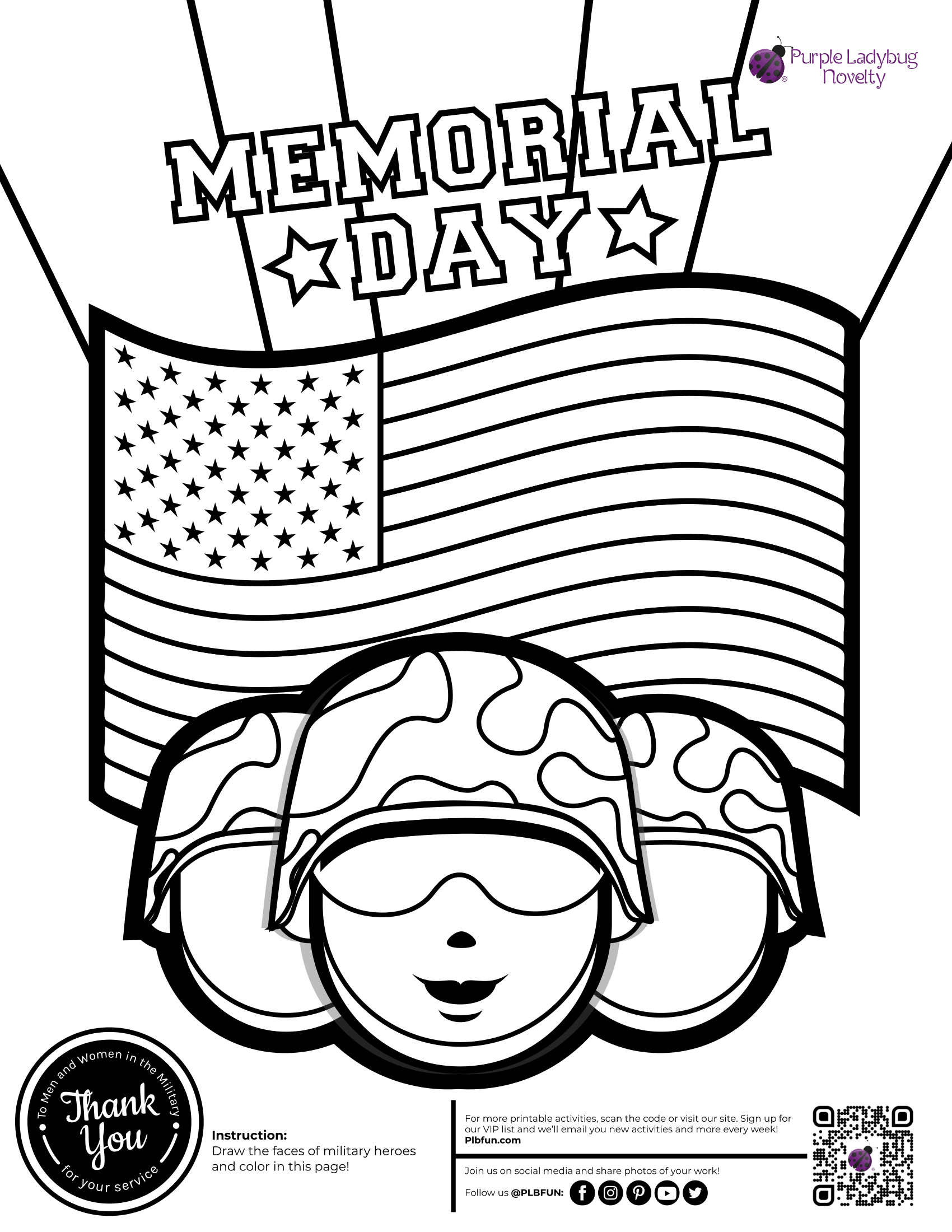 Memorial Day Free Printables