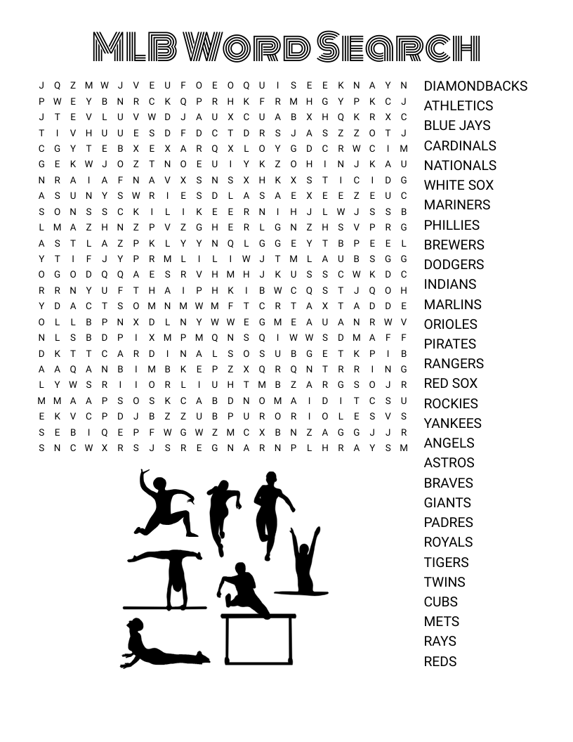 MLB Word Search WordMint MLB Word Search WordMint