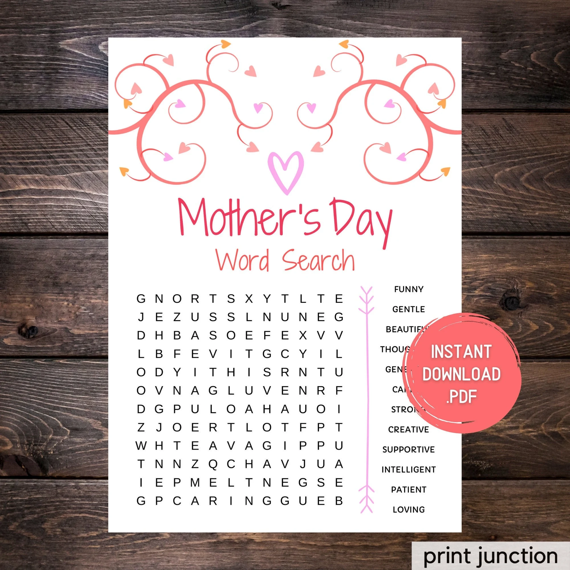 Mother's Day Free Printable Word Search Games Mother's Day Free Printable Word Search Games