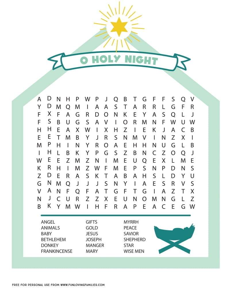 Printable Christian Word Searches Printable Christian Word Searches
