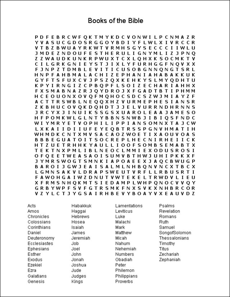 Online Bible Word Search Printable Pages HubPages Online Bible Word Search Printable Pages HubPages