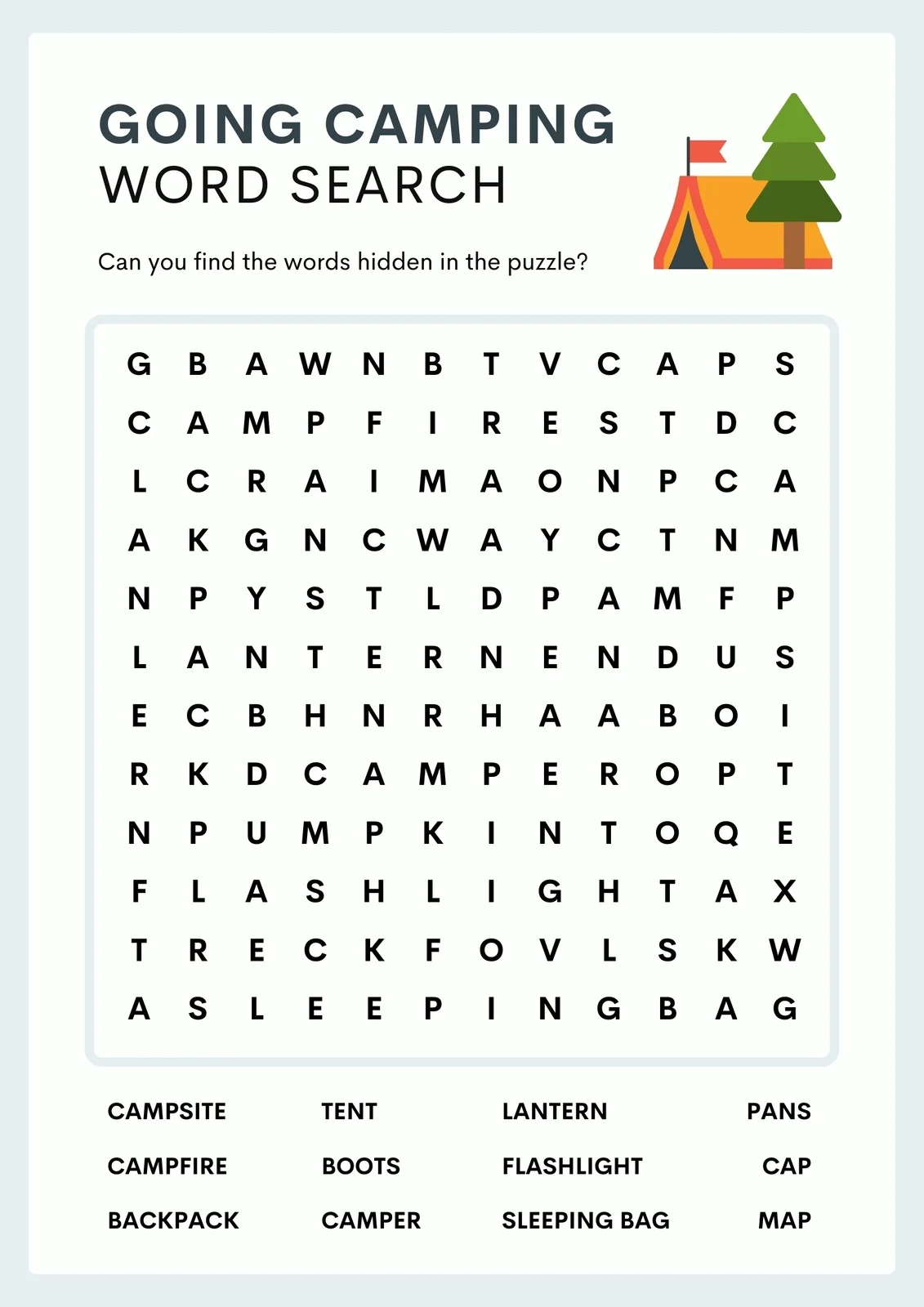 Page 5 Free Printable Word Search Worksheet Templates Canva