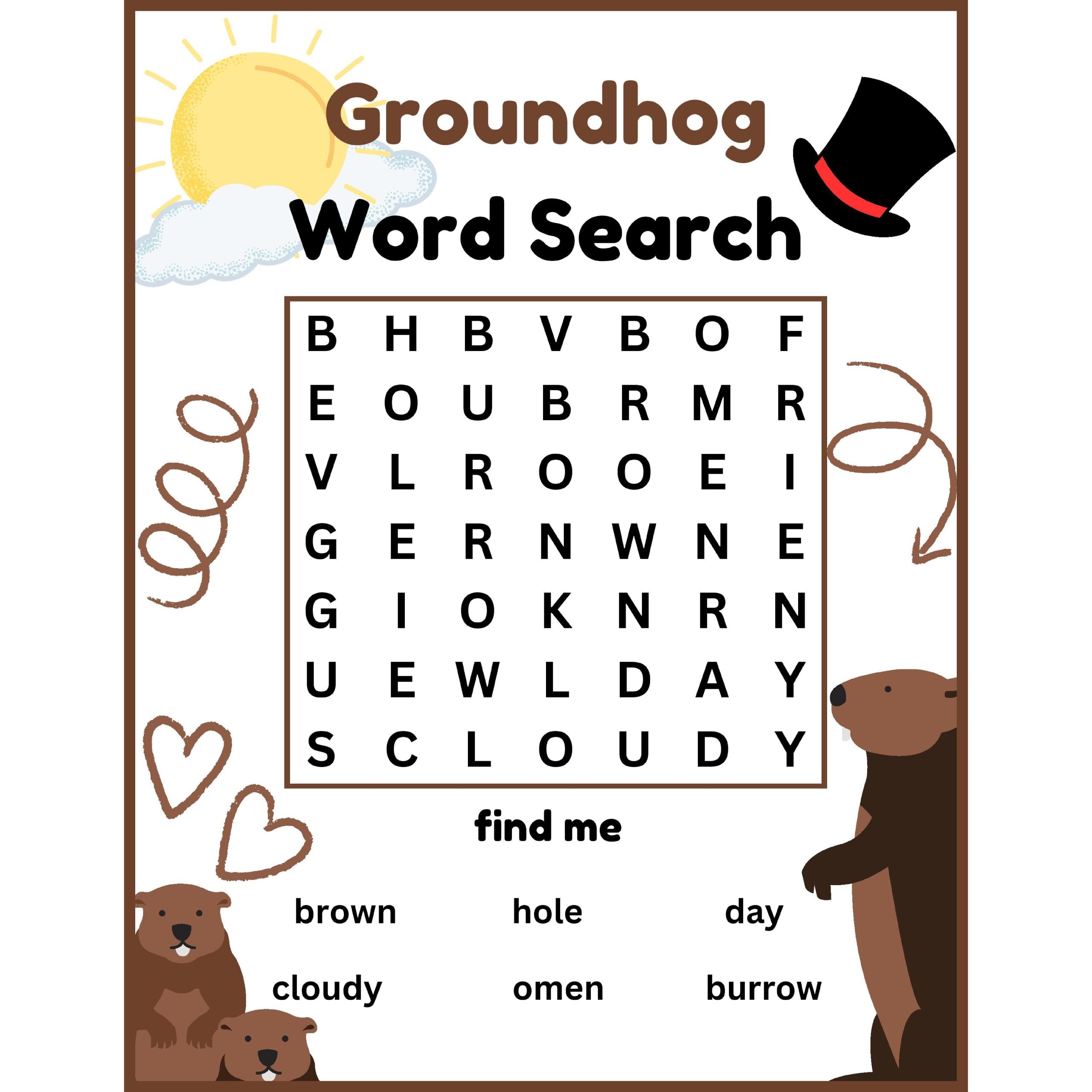 Kindergarten Word Search Puzzle Printable Kindergarten Word Search Puzzle Printable