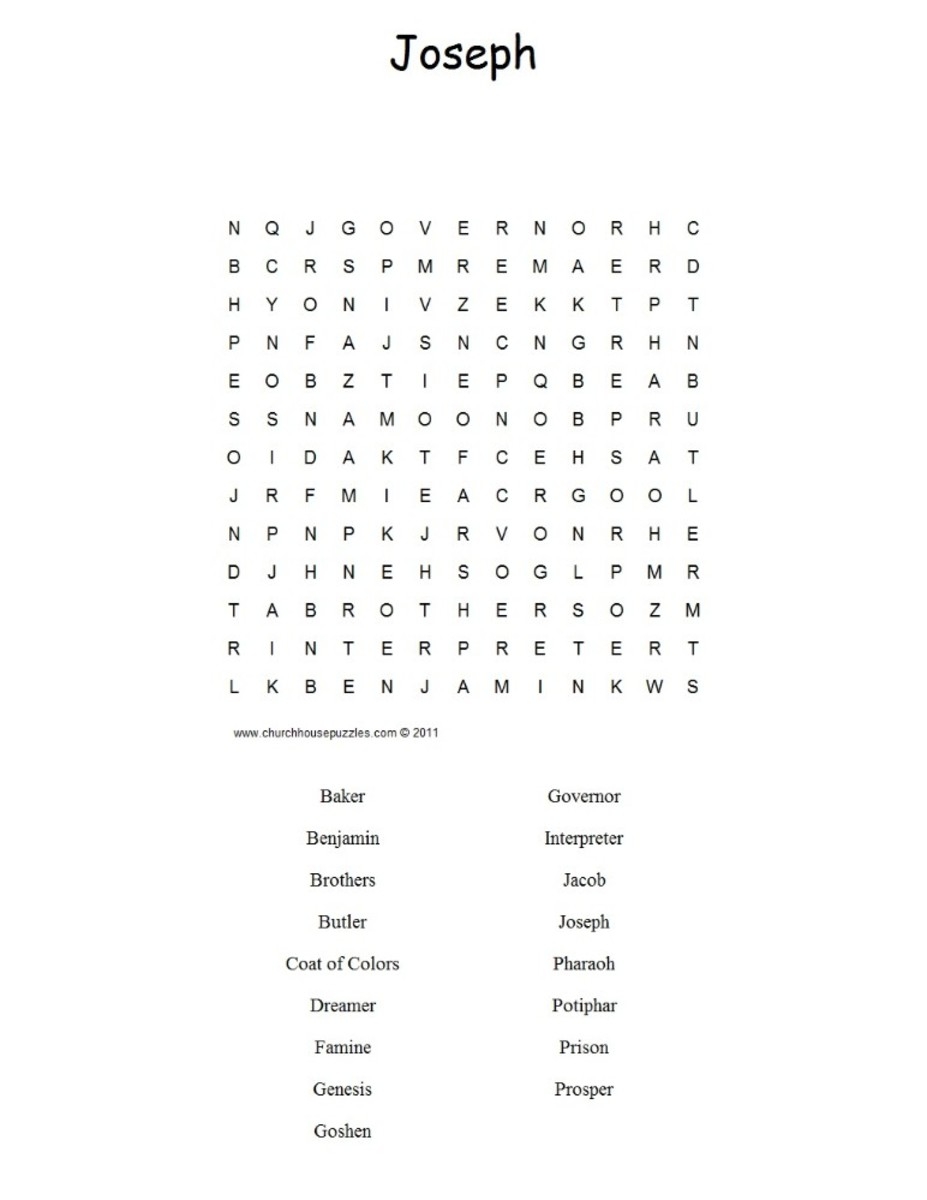 Printable Bible Word Searches From Genesis HubPages Printable Bible Word Searches From Genesis HubPages