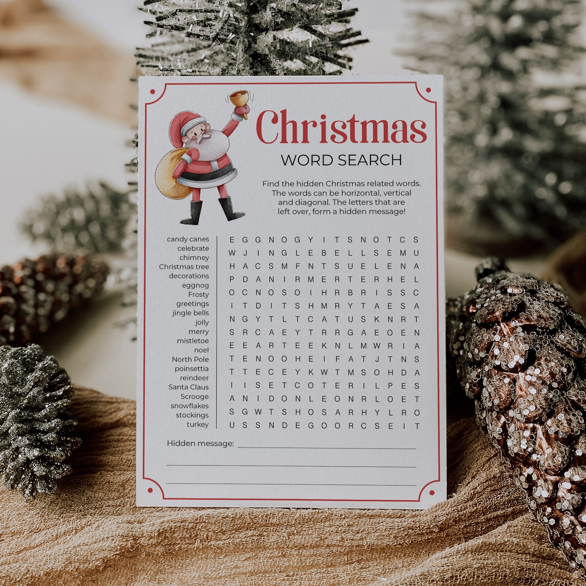 Christmas Word Search Printable Free Christmas Word Search Printable Free