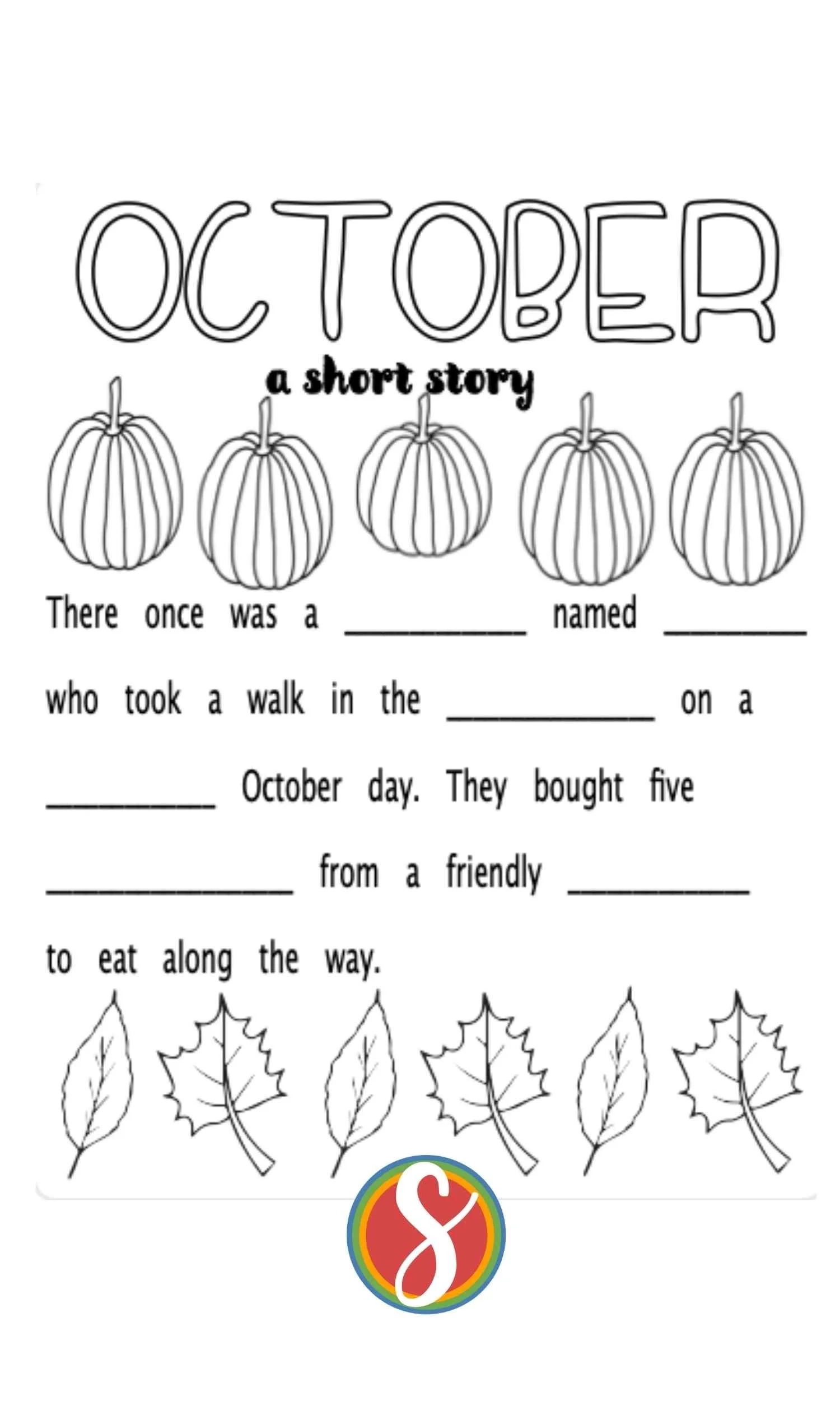 Free Autumn Printables For Kids Free Autumn Printables For Kids