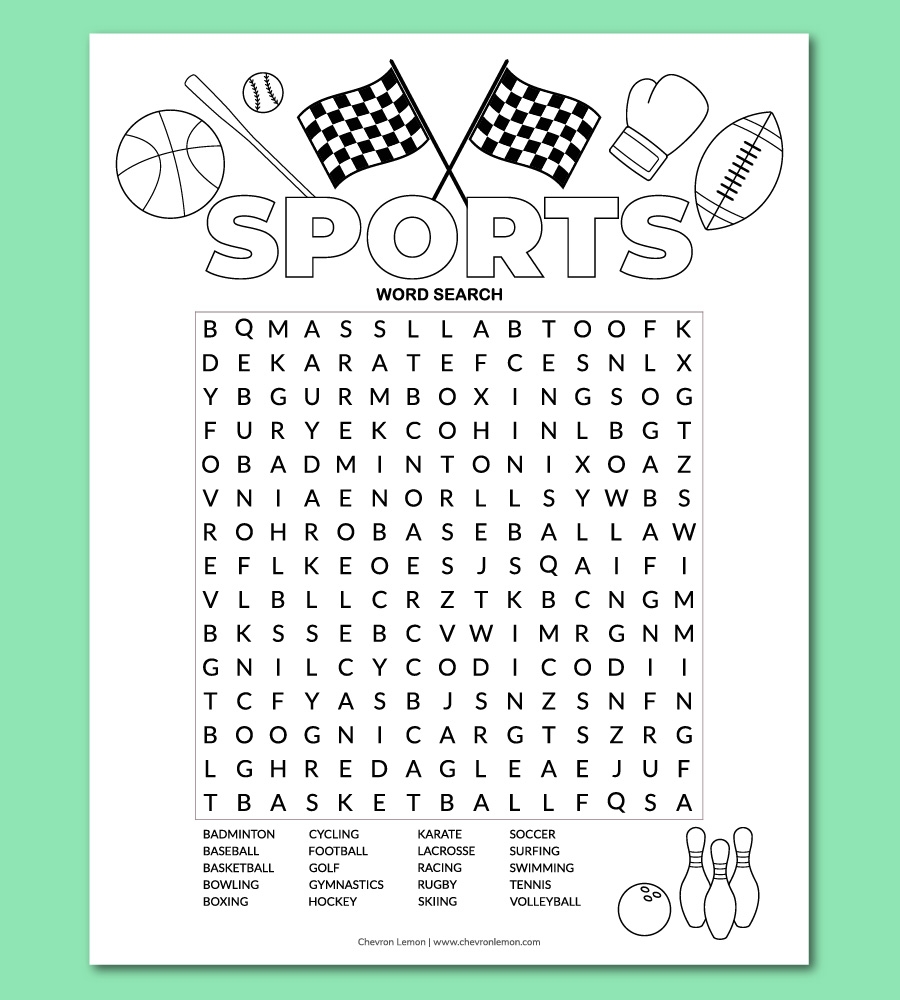 Kid Friendly Word Search Printable Kid Friendly Word Search Printable
