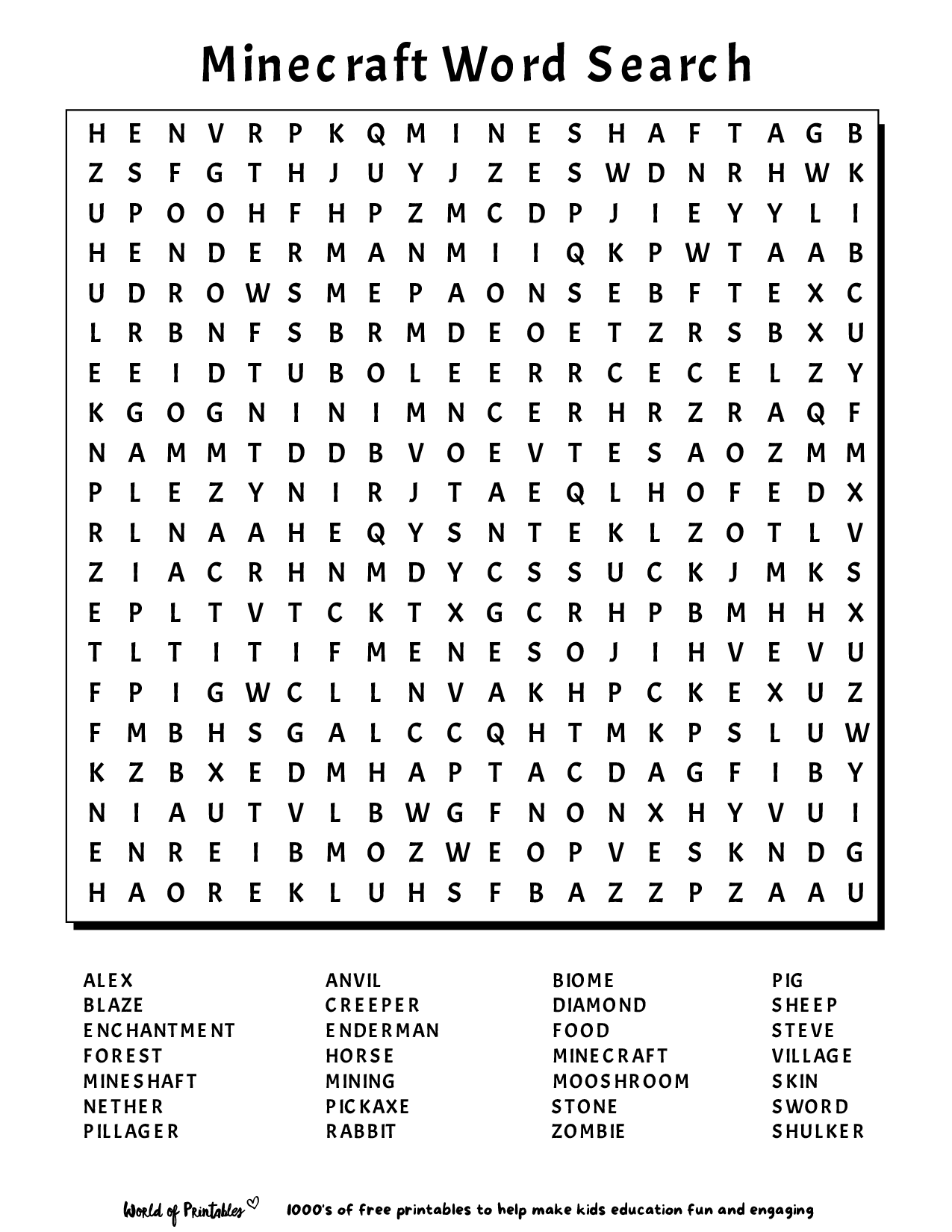 Free 100 Hard Word Search Puzzles Printable Free 100 Hard Word Search Puzzles Printable