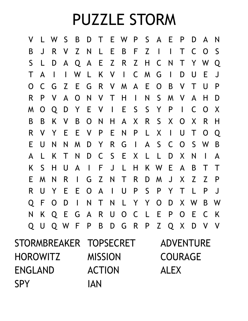 PUZZLE STORM Word Search WordMint PUZZLE STORM Word Search WordMint