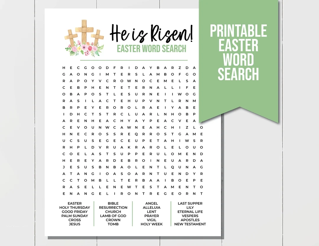 Bible Word Search Puzzles Printable Easter Bible Word Search Puzzles Printable Easter