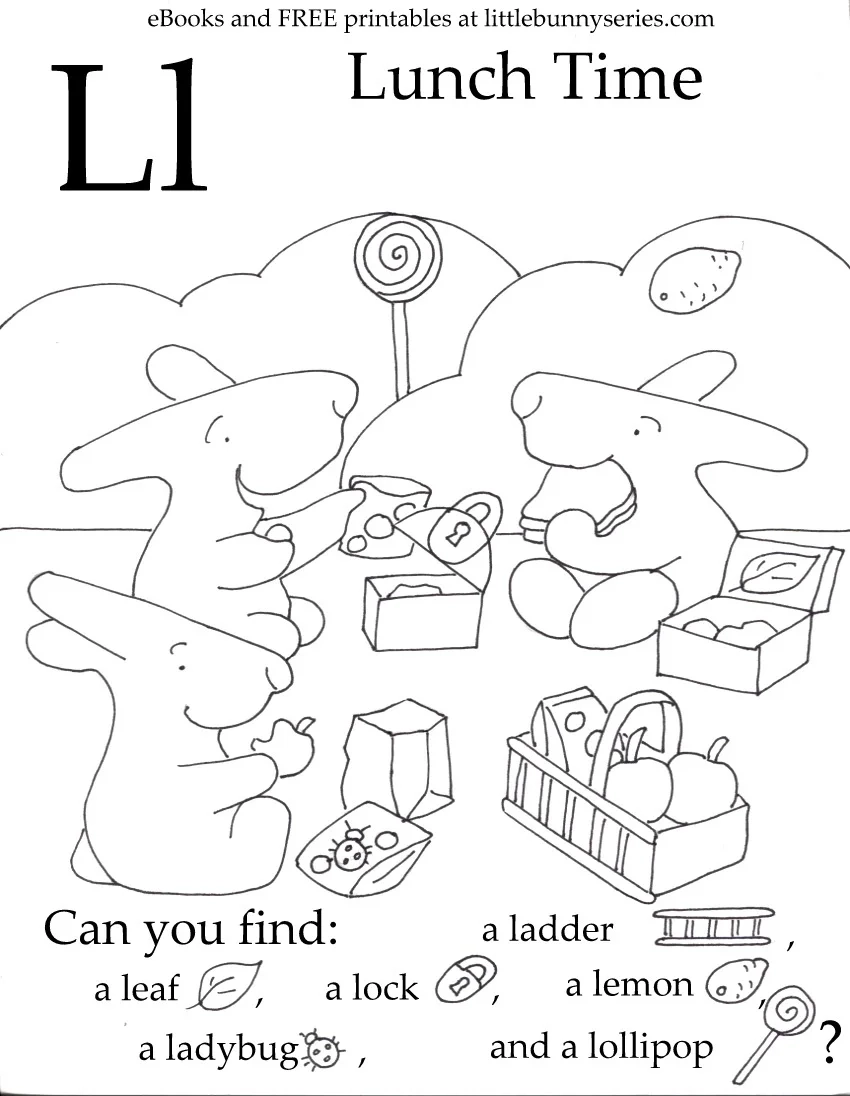 Look And Find Printables
