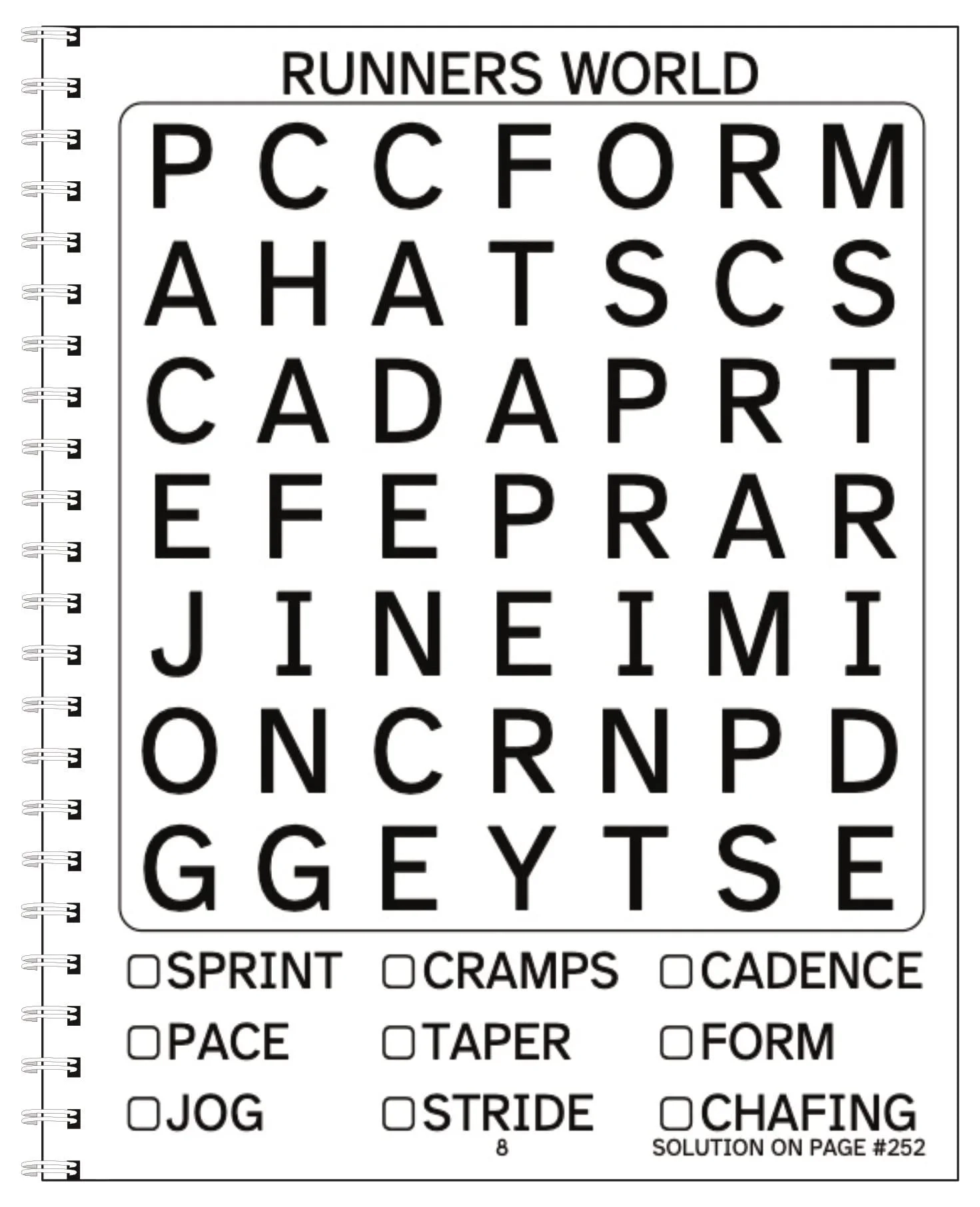 Spiral Bound Word Search Puzzles For Seniors Jumbo Print Edition With 250 Unique Puzzles Walmart Spiral Bound Word Search Puzzles For Seniors Jumbo Print Edition With 250 Unique Puzzles Walmart