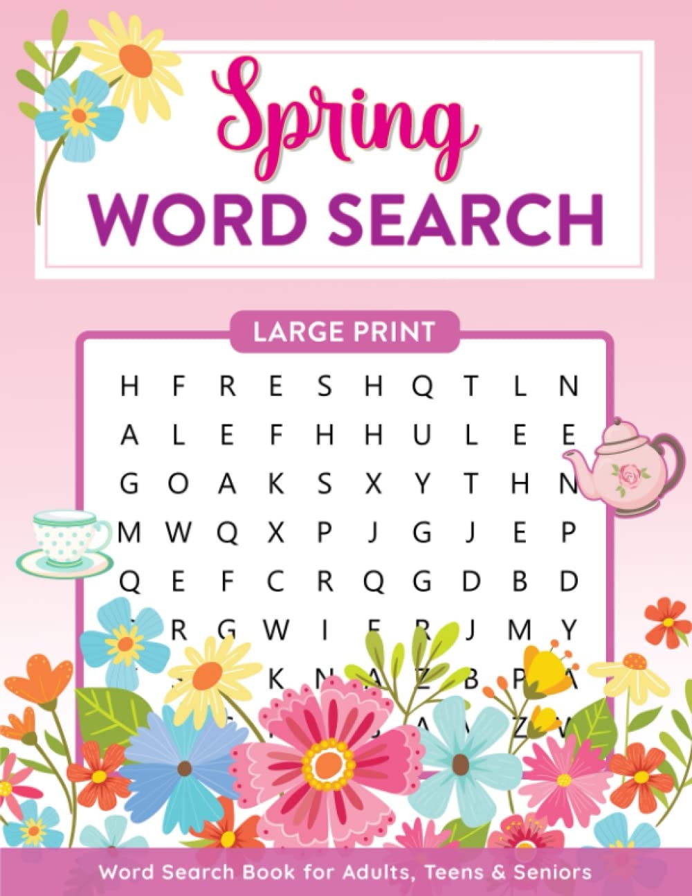Spring Word Search Book For Adults Teens Seniors In Large Print Word Search Puzzles With Spring Easter Themes Fleurette Press 9798415678044 Amazon Books Spring Word Search Book For Adults Teens Seniors In Large Print Word Search Puzzles With Spring Easter Themes Fleurette Press 9798415678044 Amazon Books