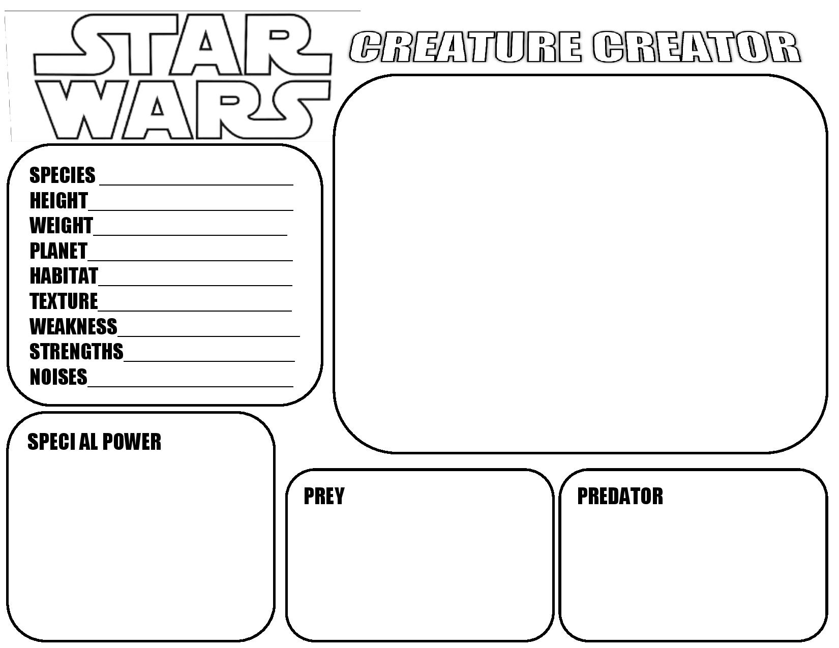 Free Printable Star Wars Worksheets Free Printable Star Wars Worksheets
