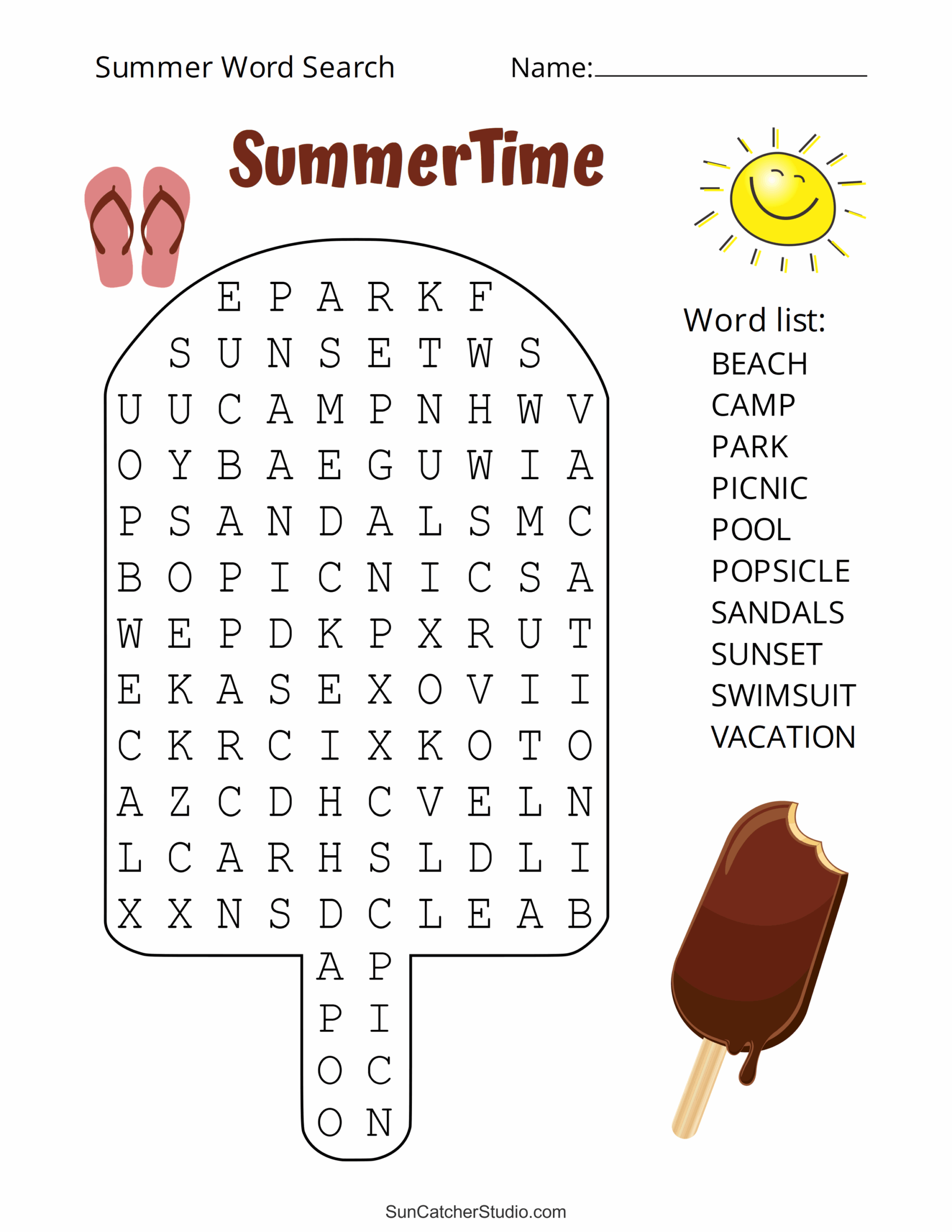 Summer Word Search Free Printable Puzzles Free Printables Monograms Design Tools Patterns U0026 DIY Projects Summer Word Search Free Printable Puzzles Free Printables Monograms Design Tools Patterns U0026 DIY Projects