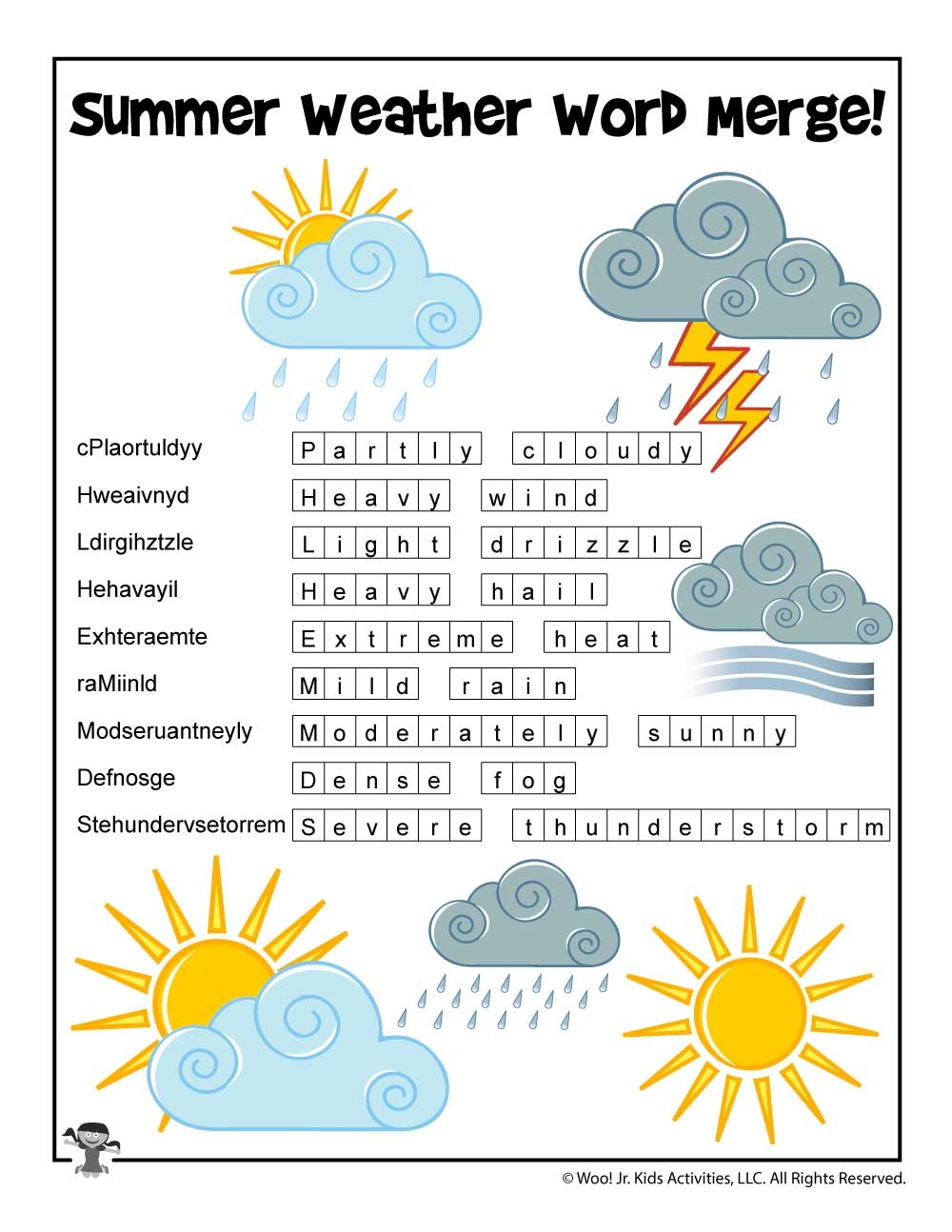 Summer Word Search Printable Puzzles Summer Word Search Printable Puzzles