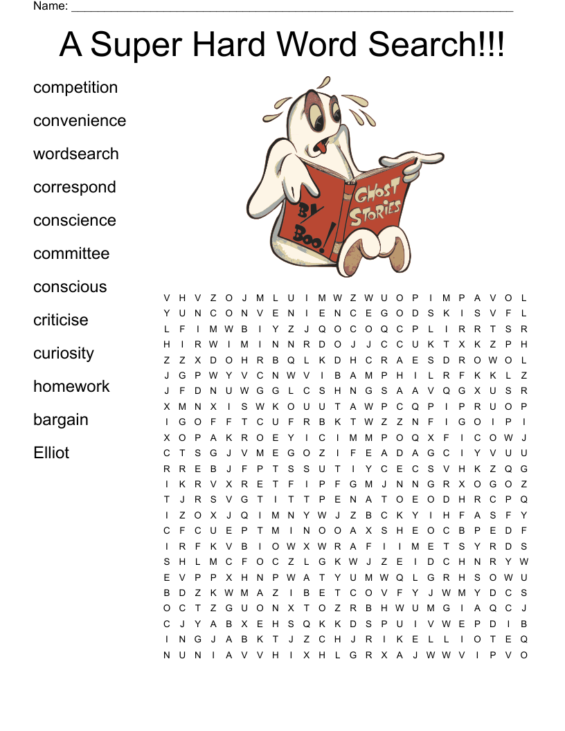 Super Hard Word Search WordMint Super Hard Word Search WordMint