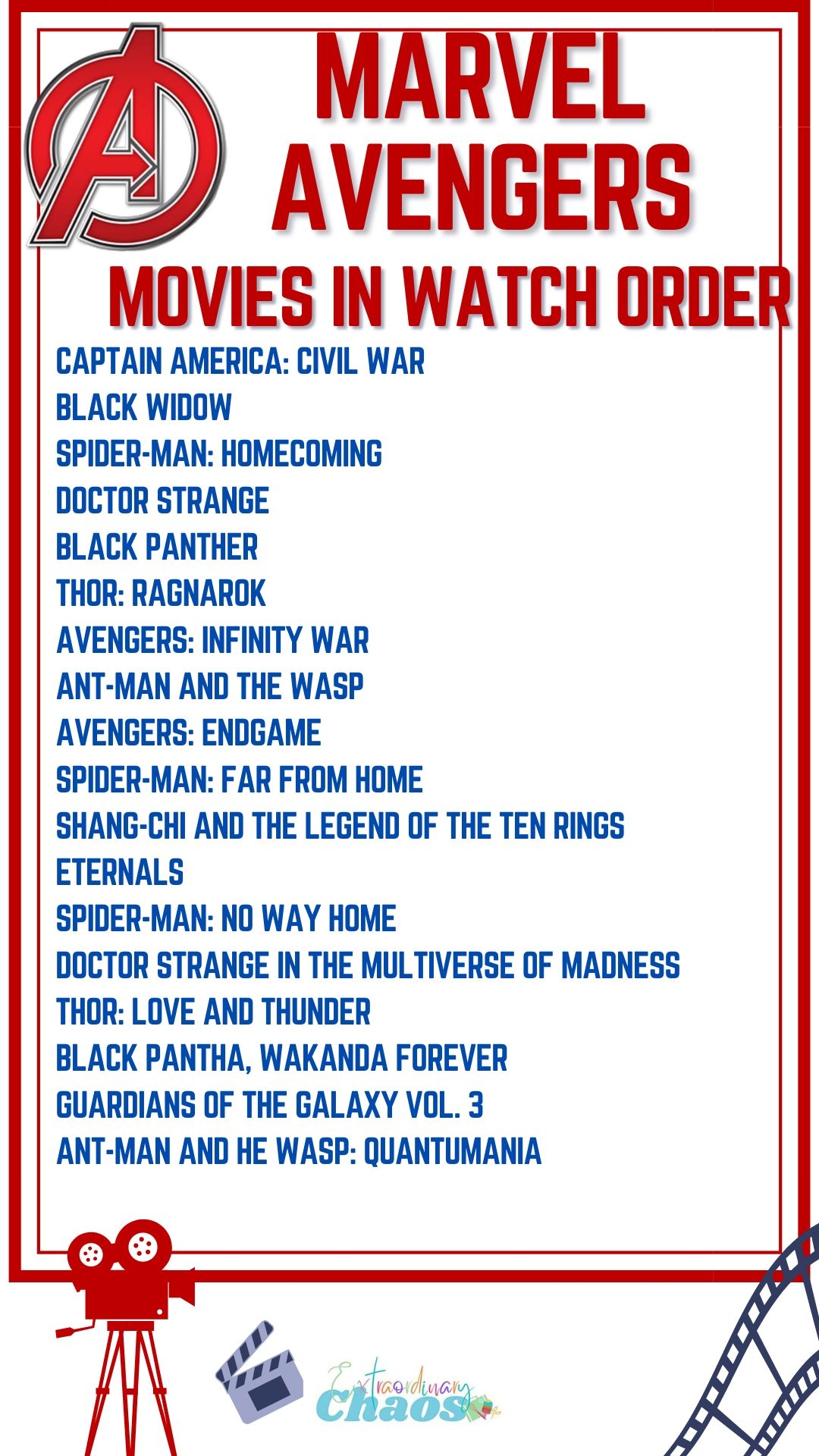 The Correct Marvel Avengers Movie Watch Order 2023 Extraordinary Chaos The Correct Marvel Avengers Movie Watch Order 2023 Extraordinary Chaos