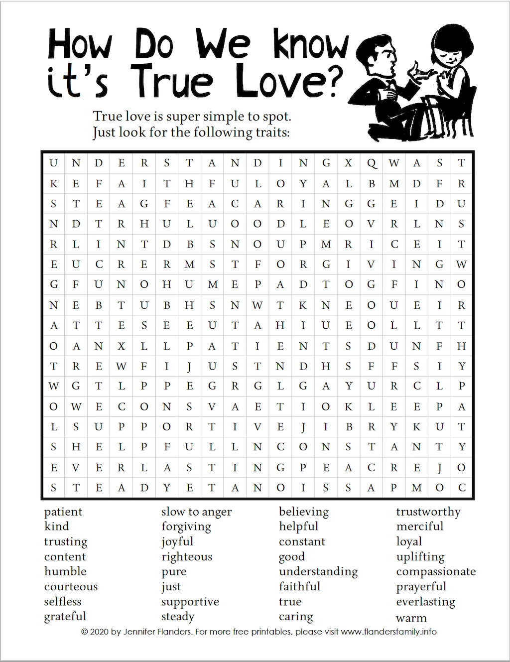 True Love Word Find Puzzle Free Printable Flanders Family Home Life True Love Word Find Puzzle Free Printable Flanders Family Home Life