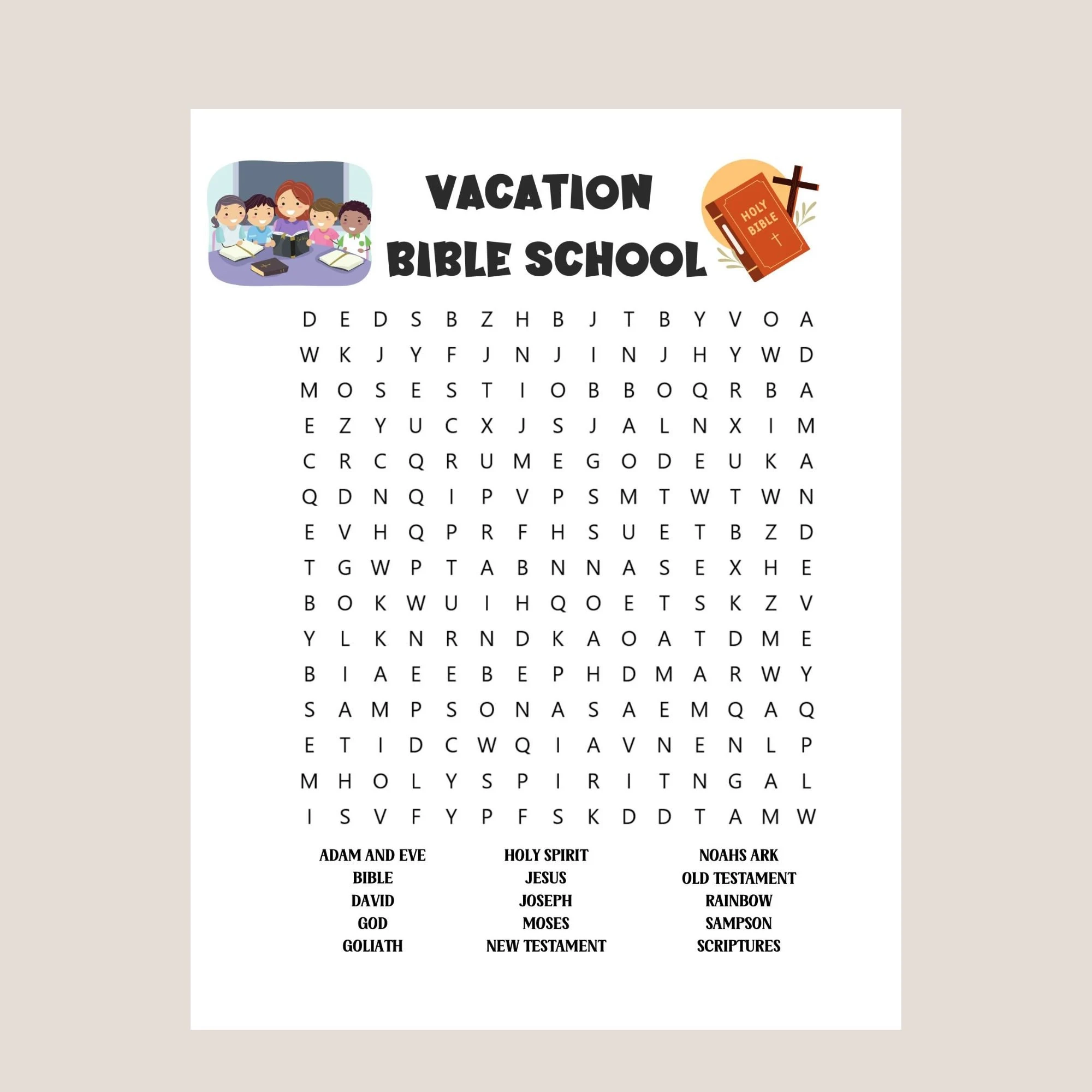 Vacation Bible School Word Search Vacation Bible School Printables Word Searches For Kids Christian Word Searches Etsy Vacation Bible School Word Search Vacation Bible School Printables Word Searches For Kids Christian Word Searches Etsy