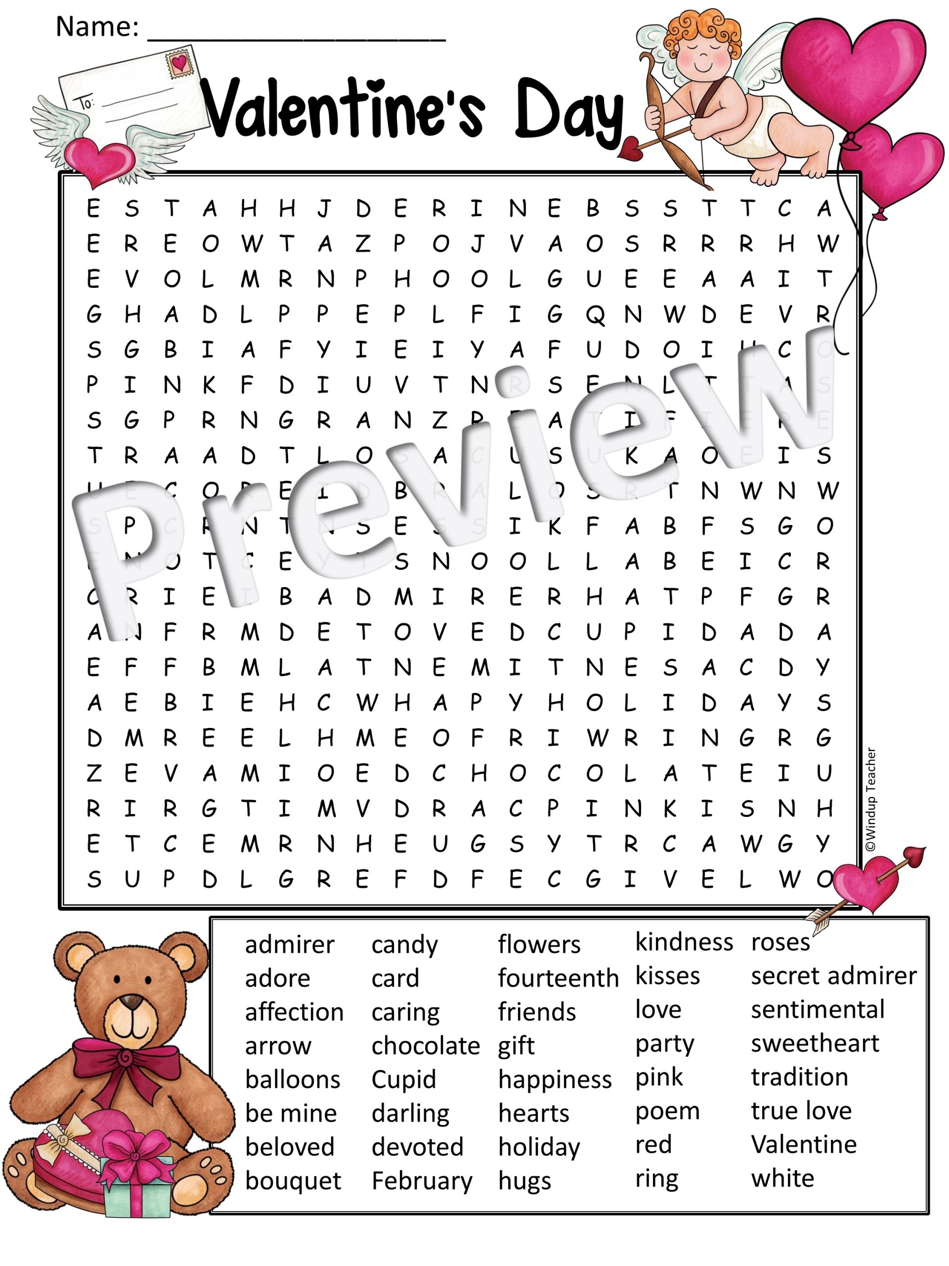 Valentine s Day Word Search Activity Printable Hard For Grades 5 To Adult Made By Teachers Valentine s Day Word Search Activity Printable Hard For Grades 5 To Adult Made By Teachers