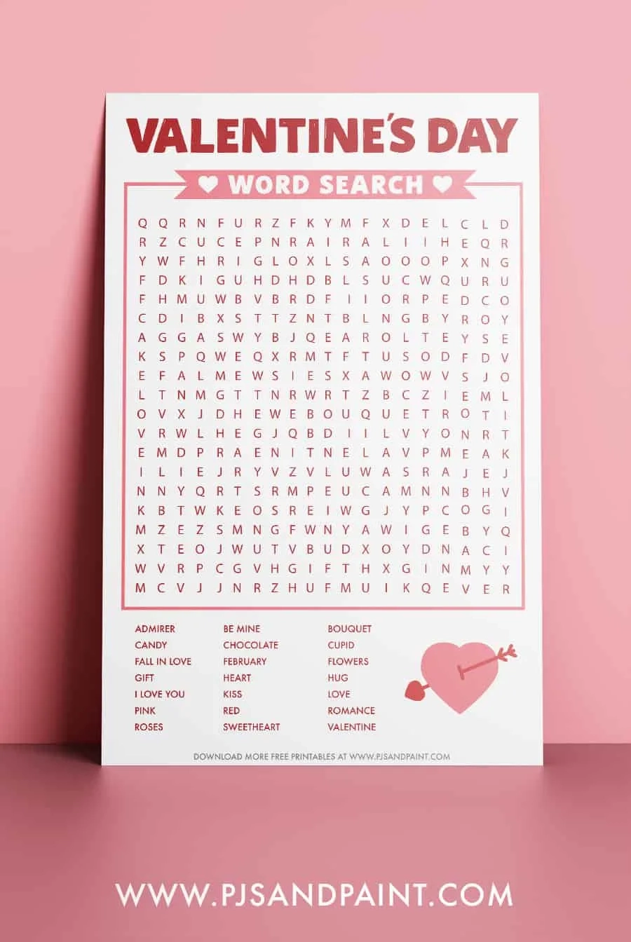 Free Printable Valentine Word Search For Kids Free Printable Valentine Word Search For Kids