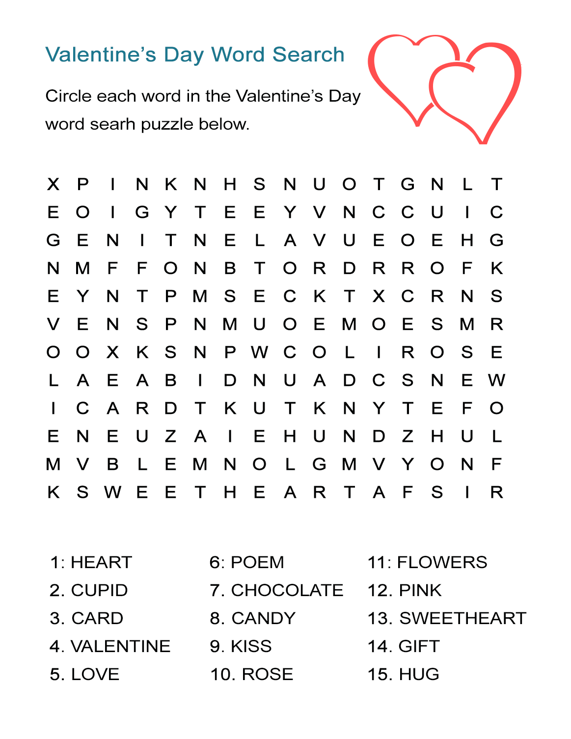 Valentine s Day Word Search Puzzle ALL ESL Valentine s Day Word Search Puzzle ALL ESL
