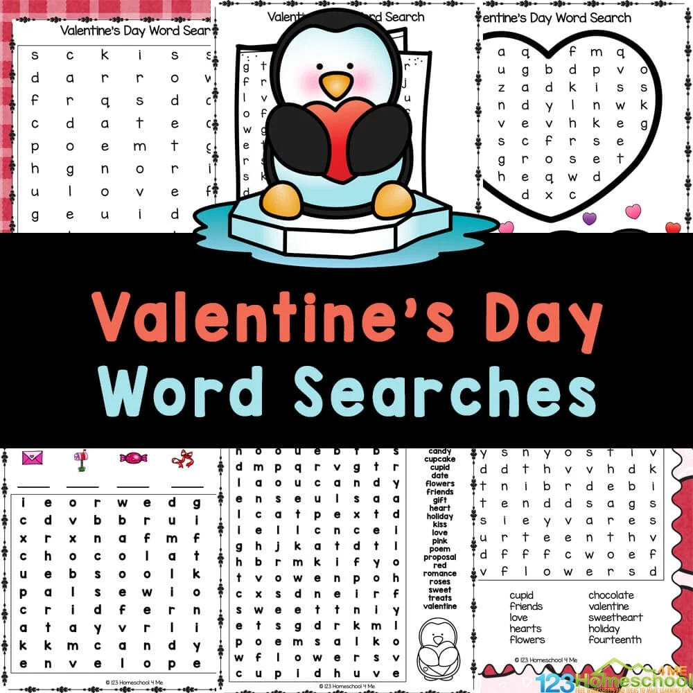 Valentine s Day Word Searches Valentine s Day Word Searches